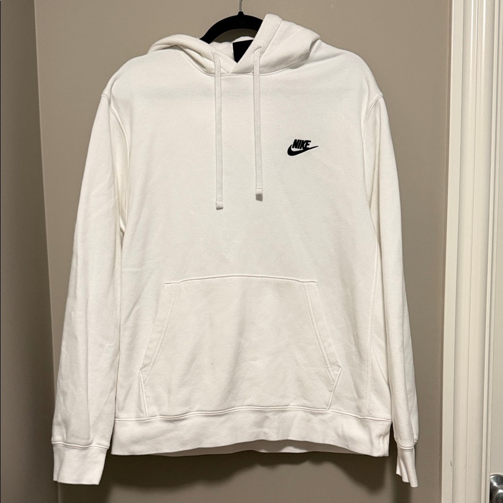 Nike Men's Classic White Hoodie